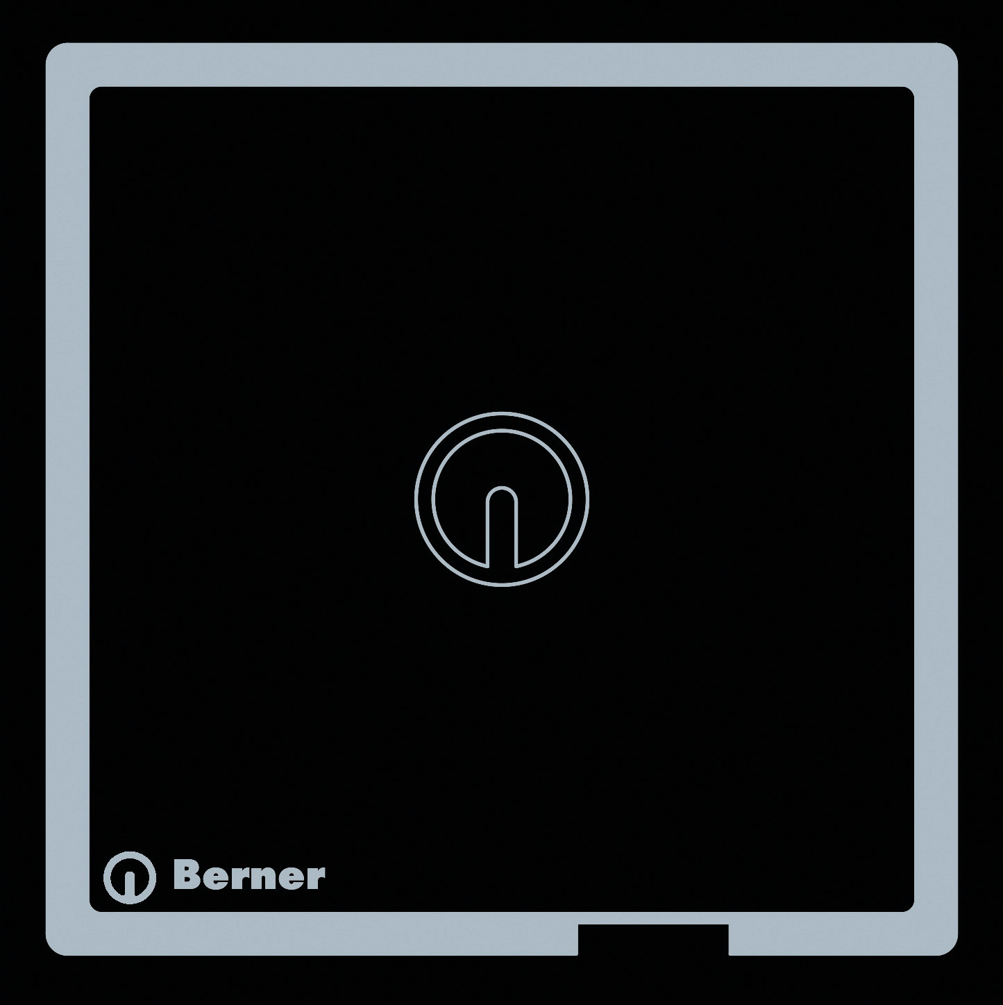 Induktionskochfeld Ceranglas 1 Heizzone / quadratisch 270 x 270 mm