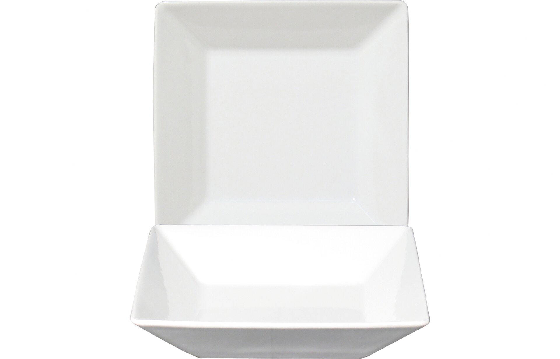 Teller tief quadratisch 200 mm Kimi White Kimi White