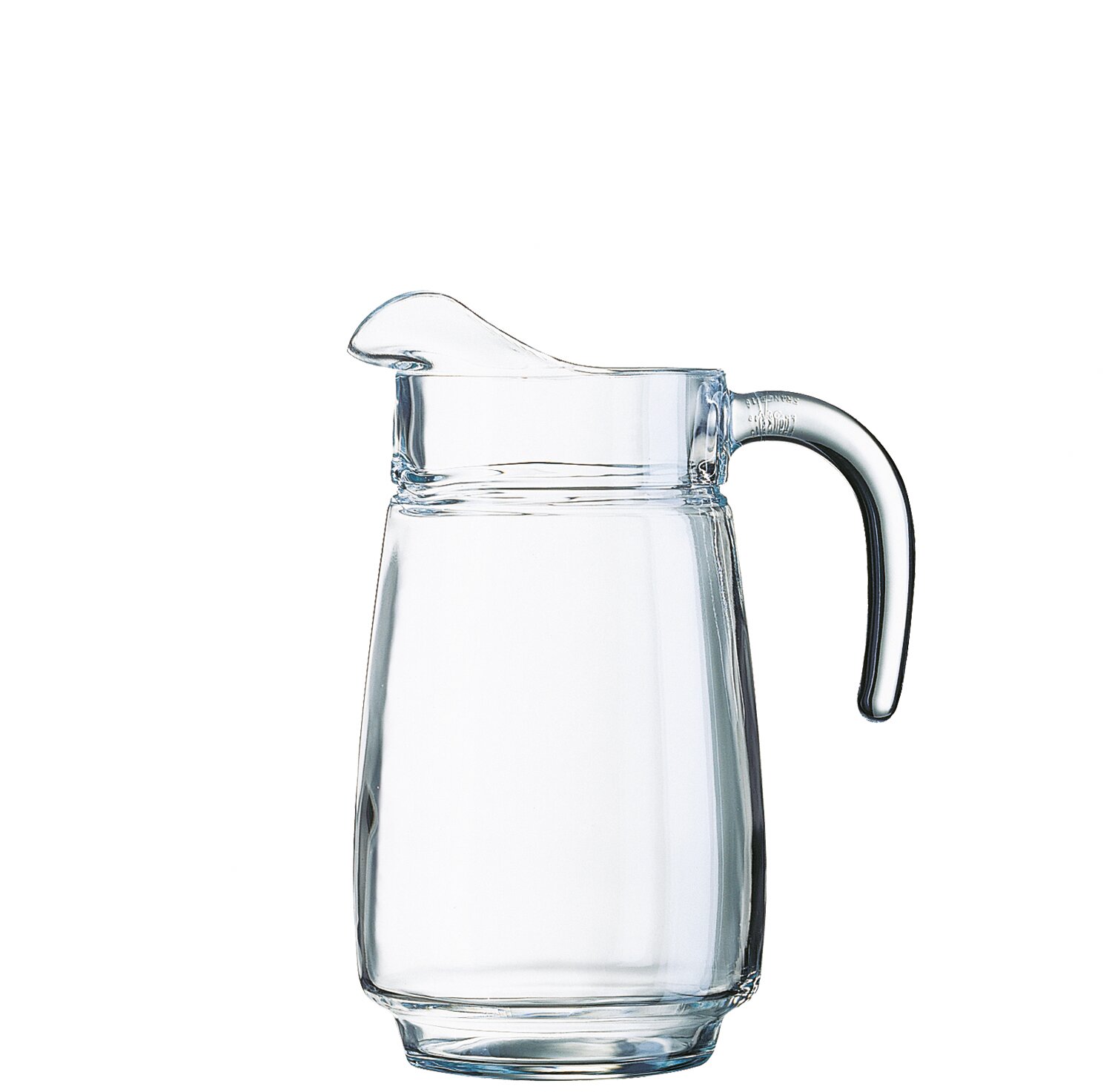 Weinkrug mit Henkel 138 mm / 2,30 l transparent