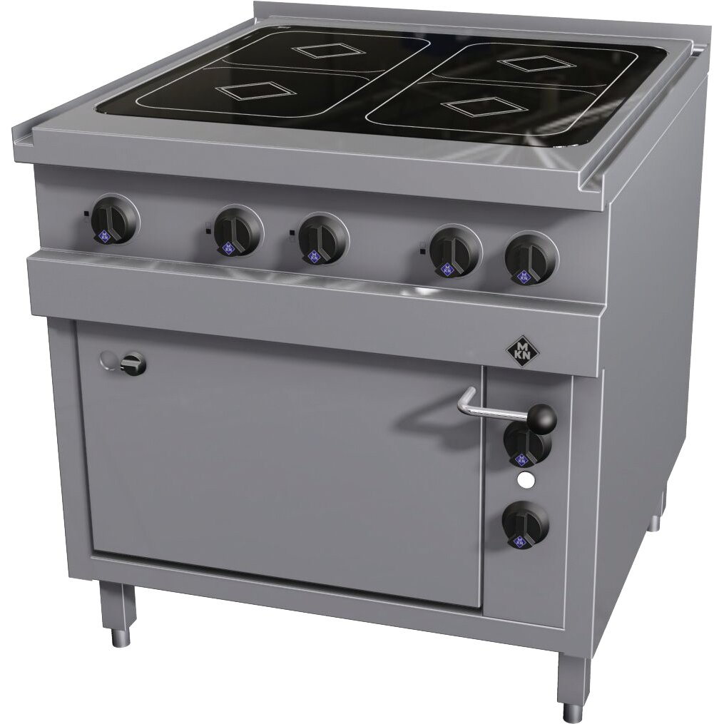 Ceran-Herd 4 Heizzonen mit  GN 2/1 / Vitro 4 / Feld 700 x 690 mm