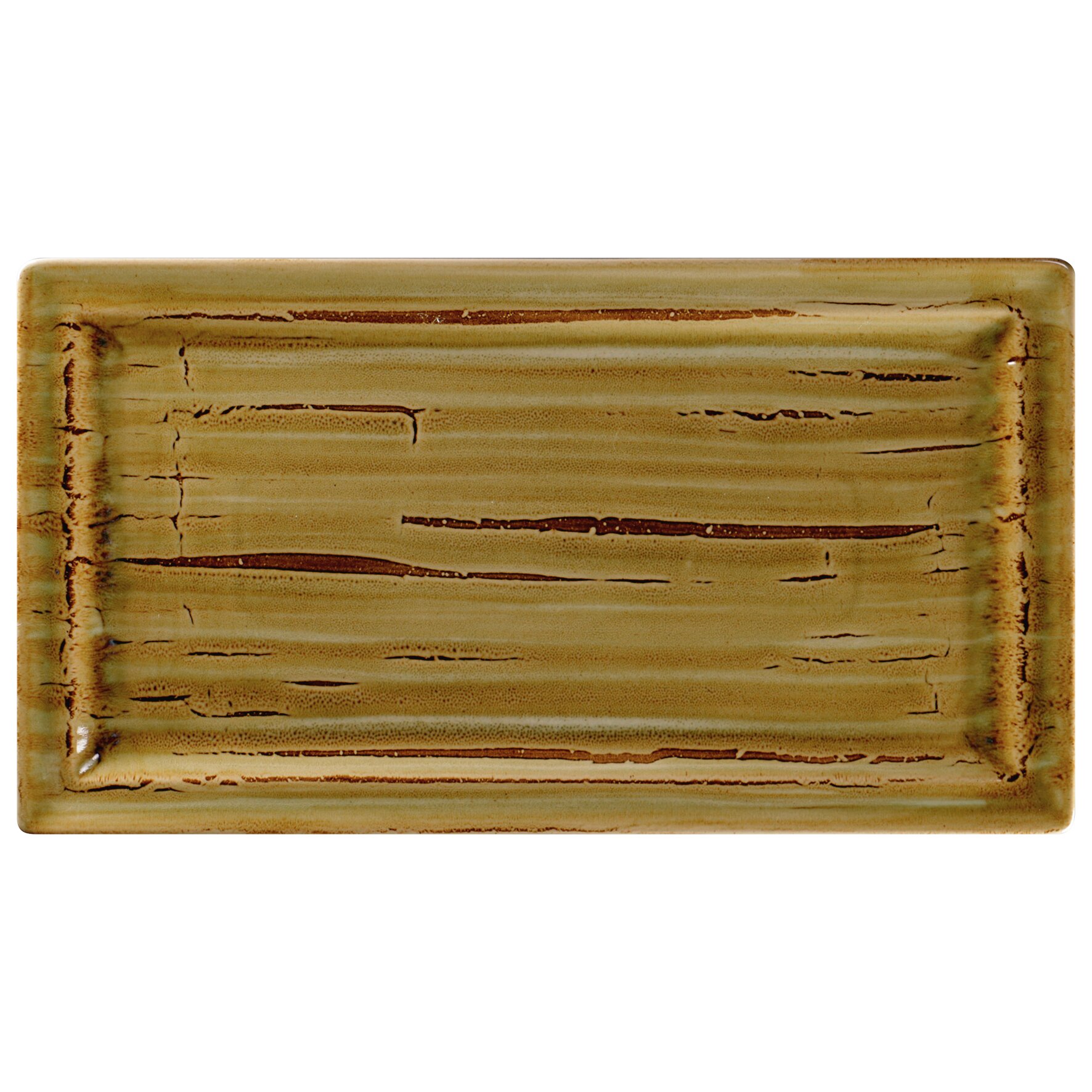 Teller flach rechteckig 385 x 210 mm garnet beige Spot Garnet Beige