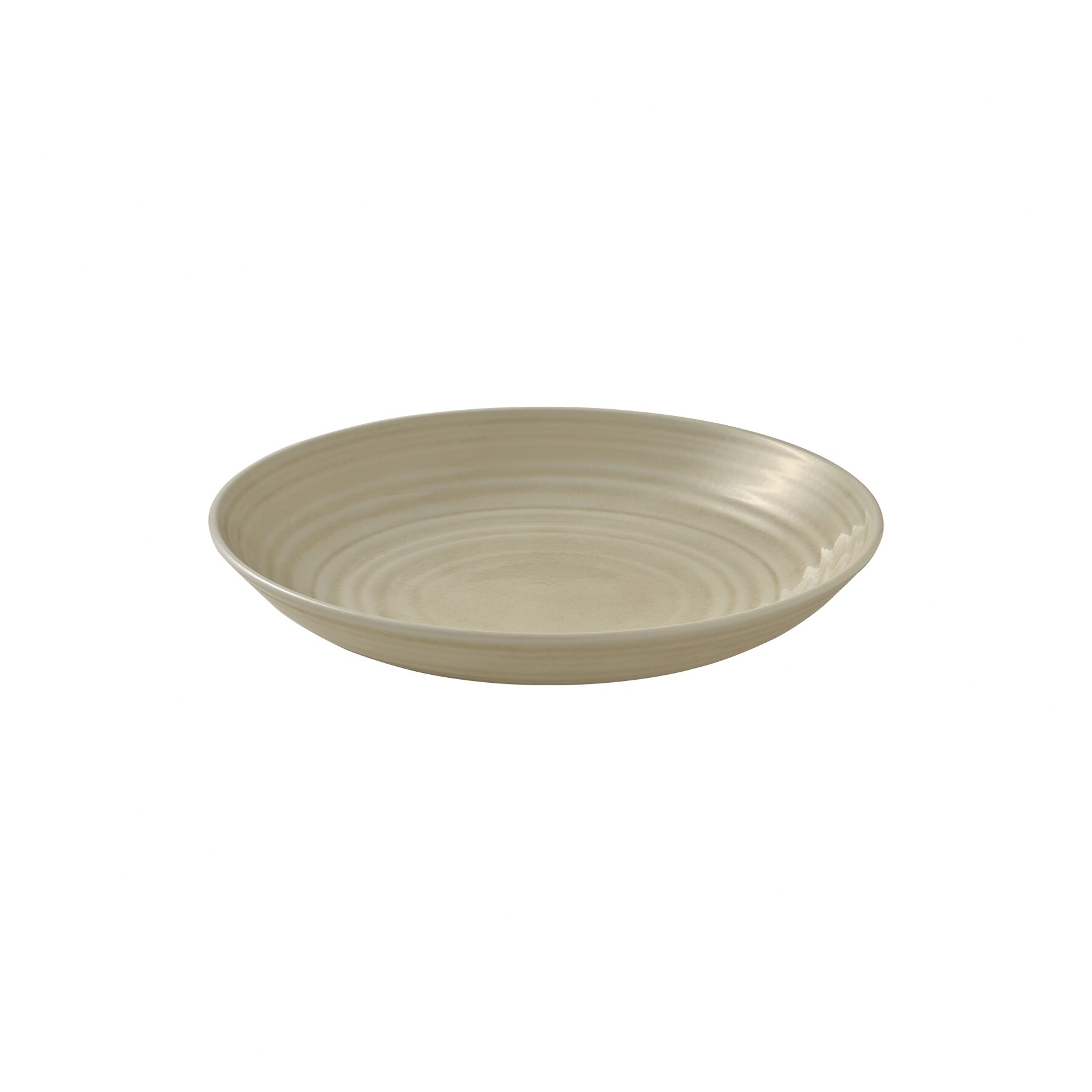 Coupteller tief rund Struktur 260 mm / 1,30 l sand Country House