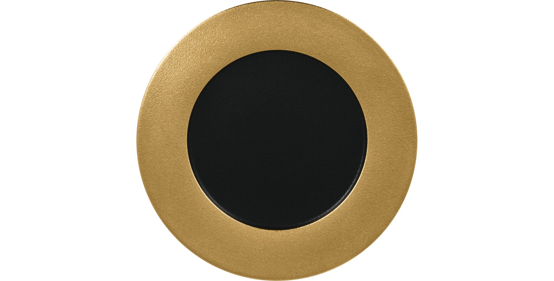 Teller flach 220 mm gold