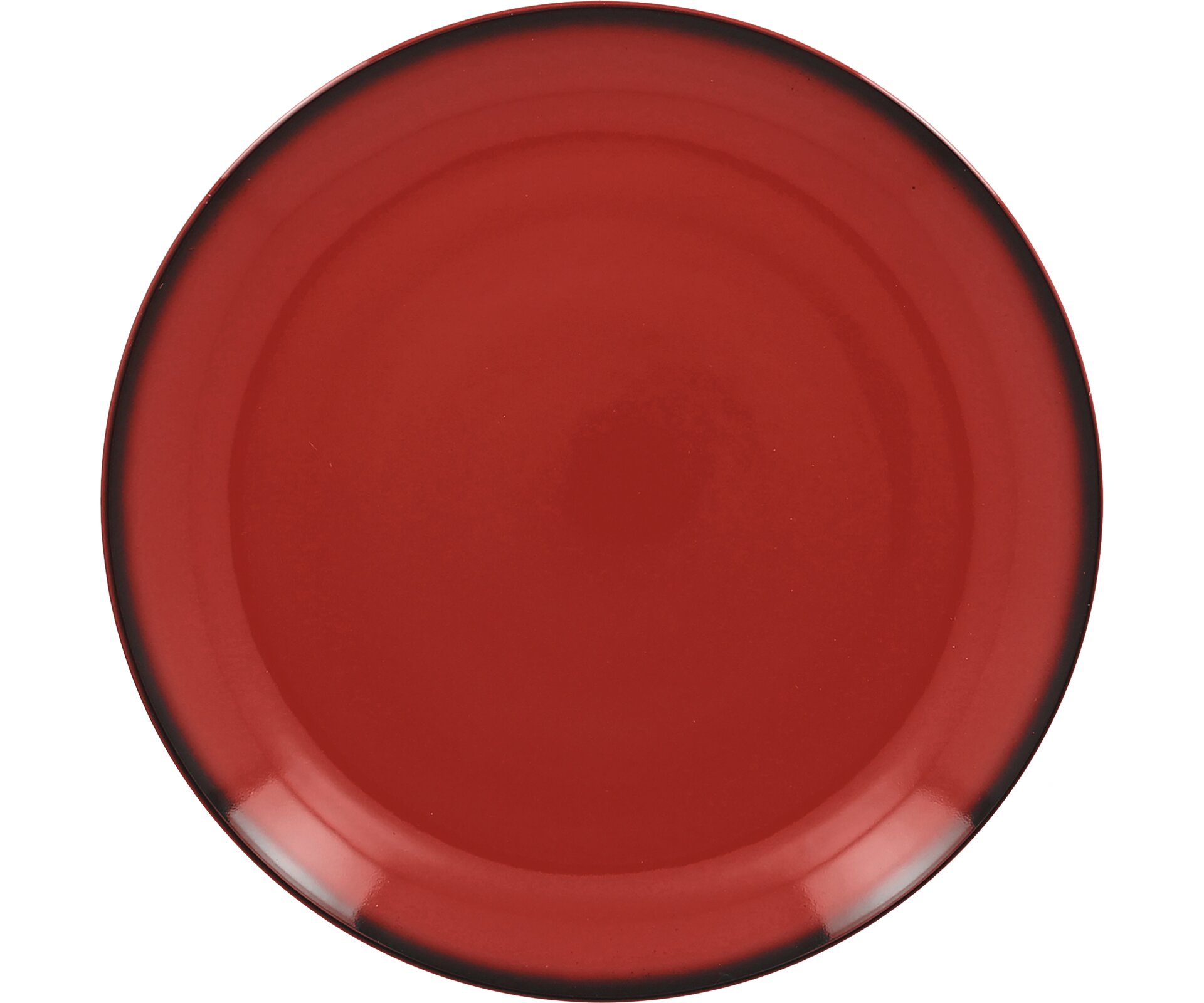 Coupteller flach 290 mm rot Lea