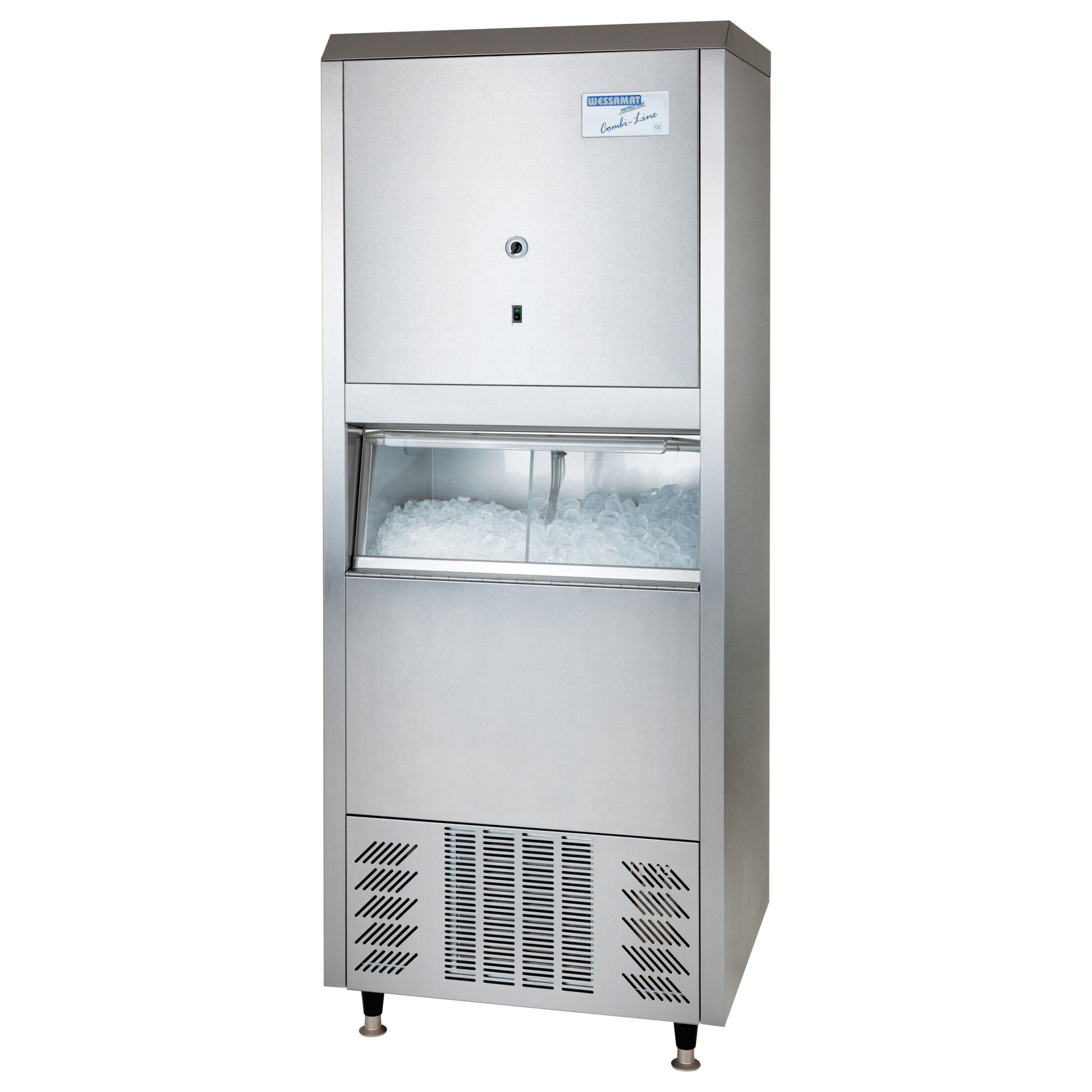 Eiswürfelbereiter W 80 CW / 80,00 kg/24h / 67,00 kg Vorrat / Wasserkühlung