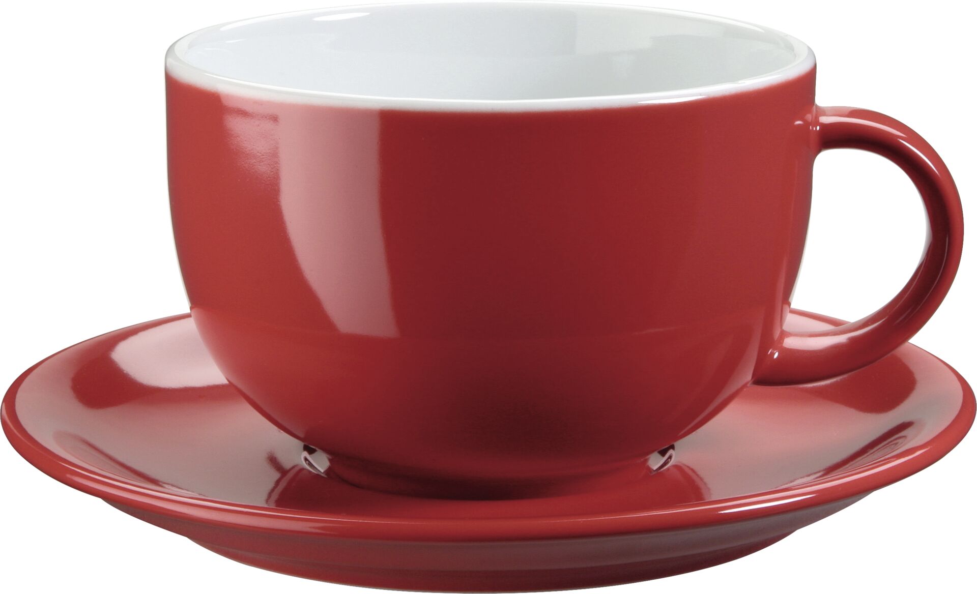 Jumbotasse "Barista" rot