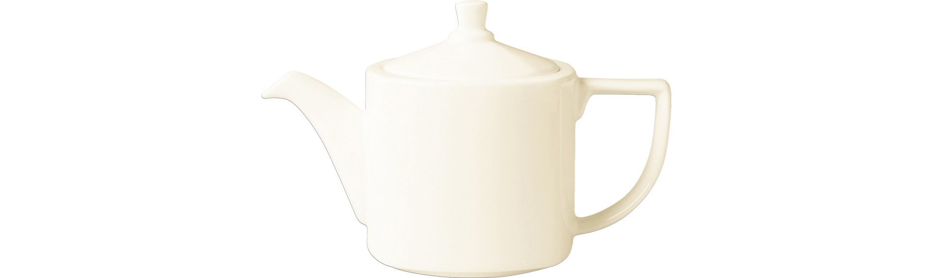 Teekanne mit Deckel 0,40 l crème