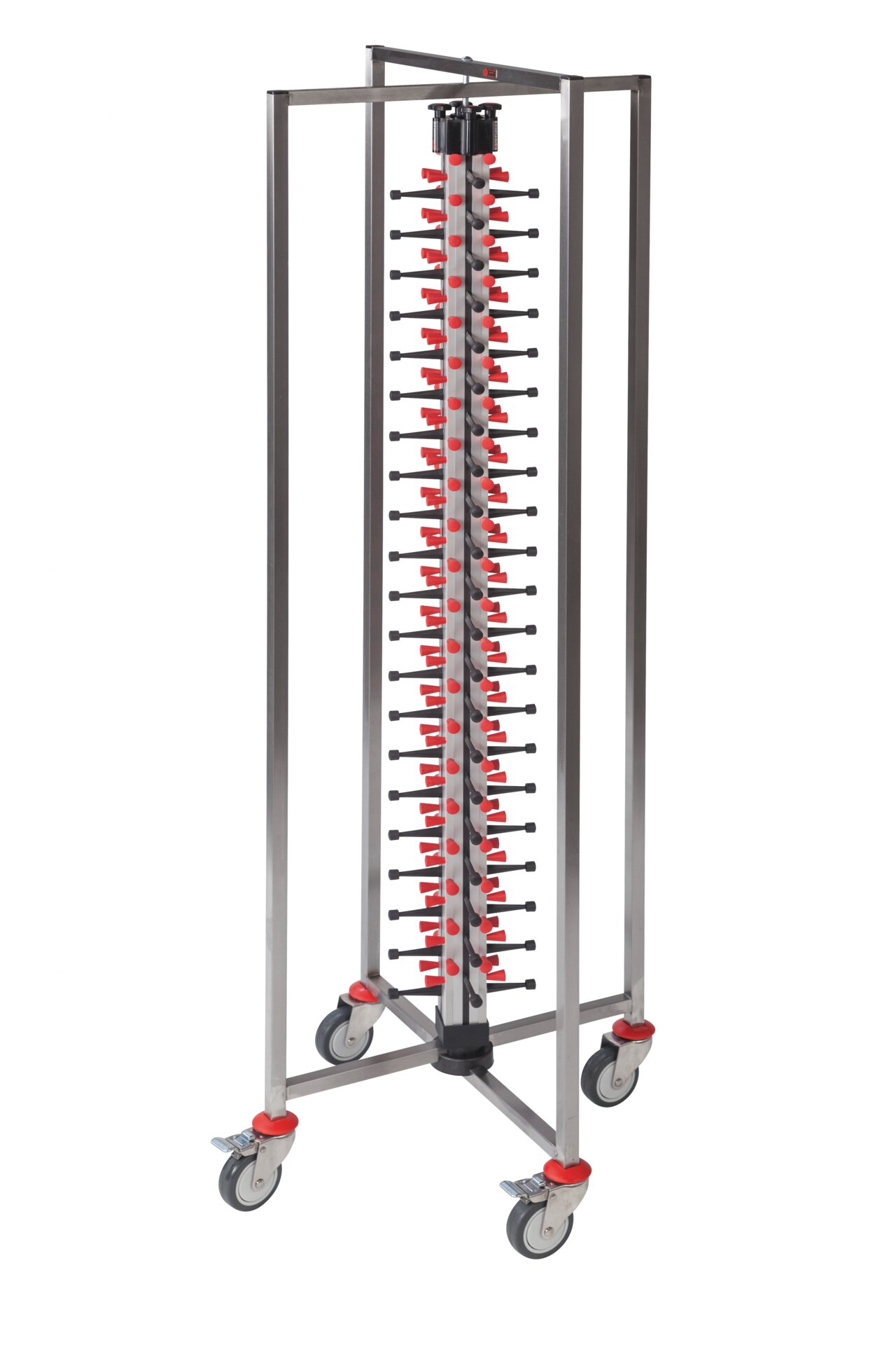 Tellerstapelsystem PLATE MATE fahrbar und faltbar bis 84 Teller / H=1900 mm