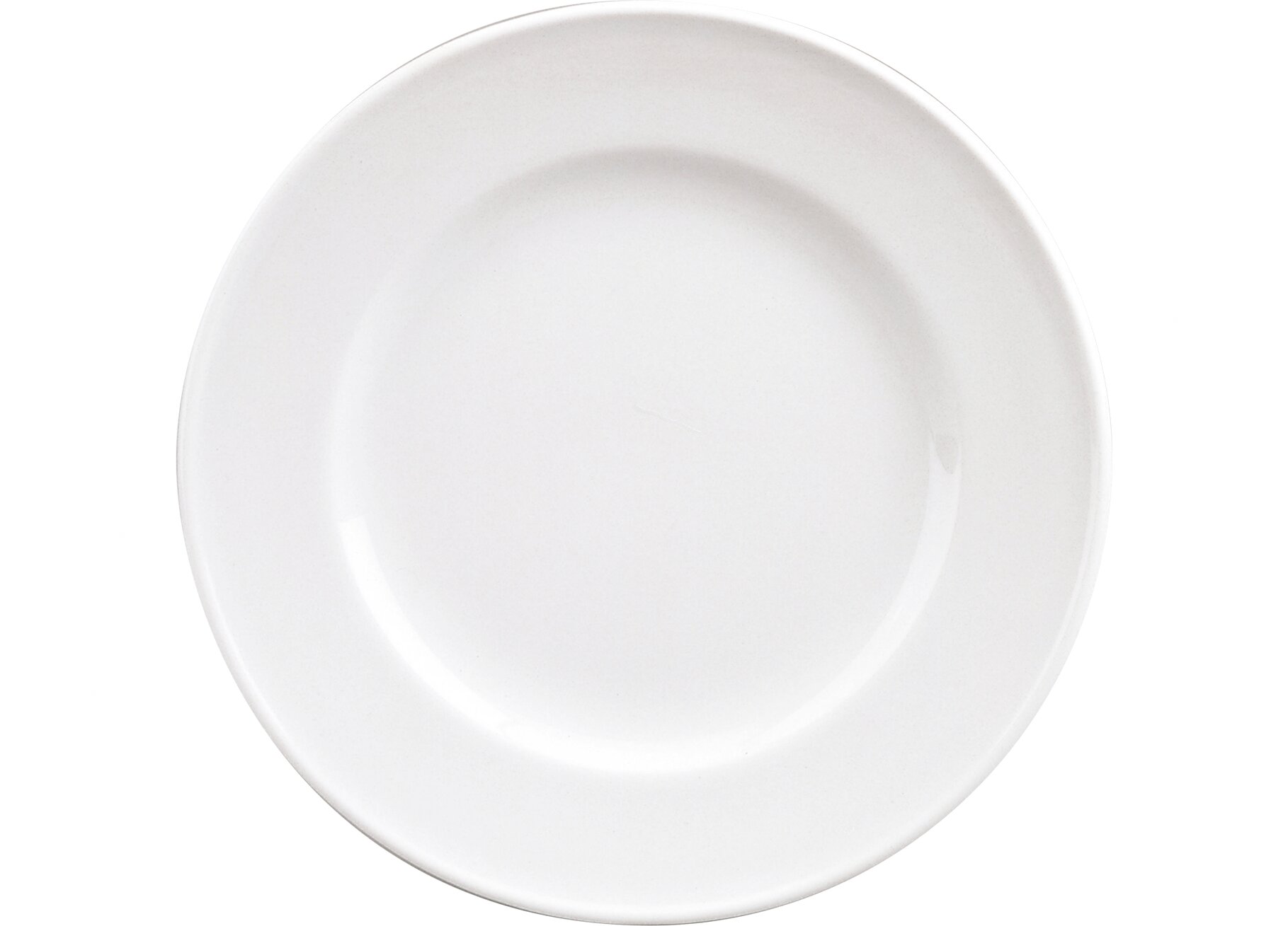 Teller mit Fahne flach B 278 mm Form 98