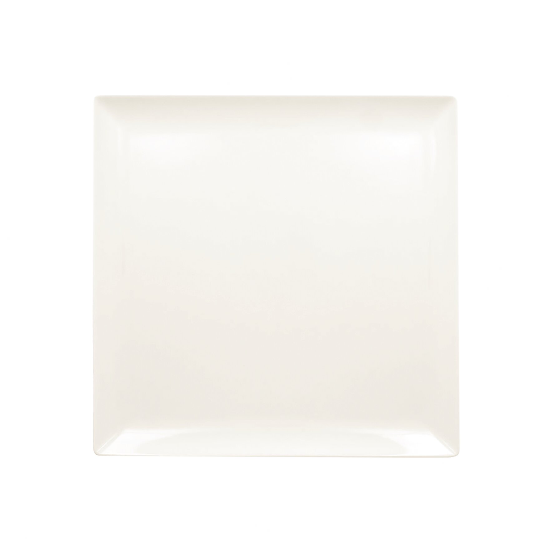 Teller quadratisch 245 x 245 mm plain-white