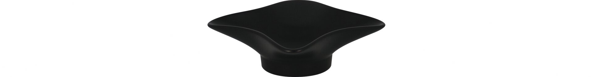 Schale in Sternform 130 x 130 x 45 mm 0,17 l black