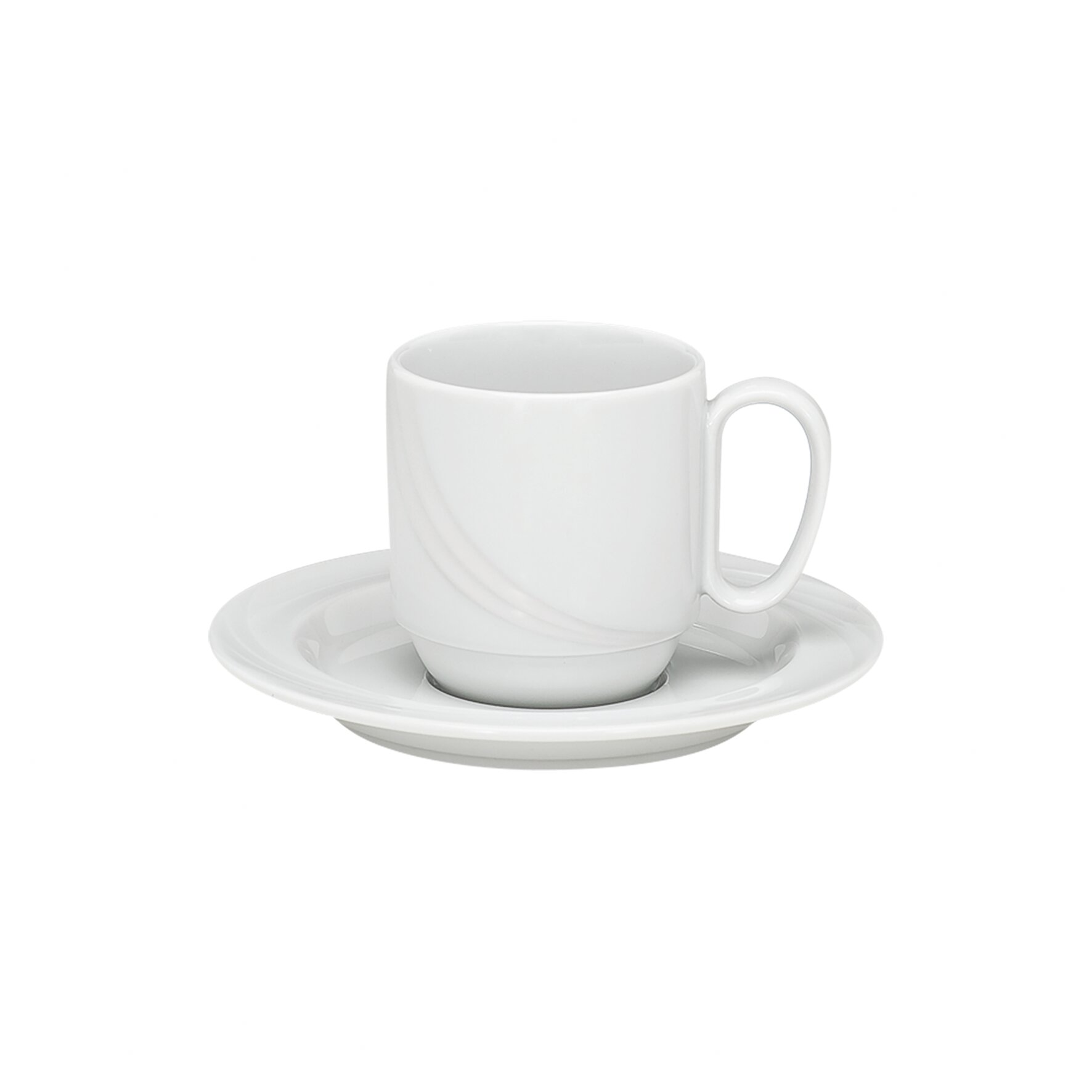 Spezialbecher stapelbar 79 mm / 0,28 l weiß Donna Senior