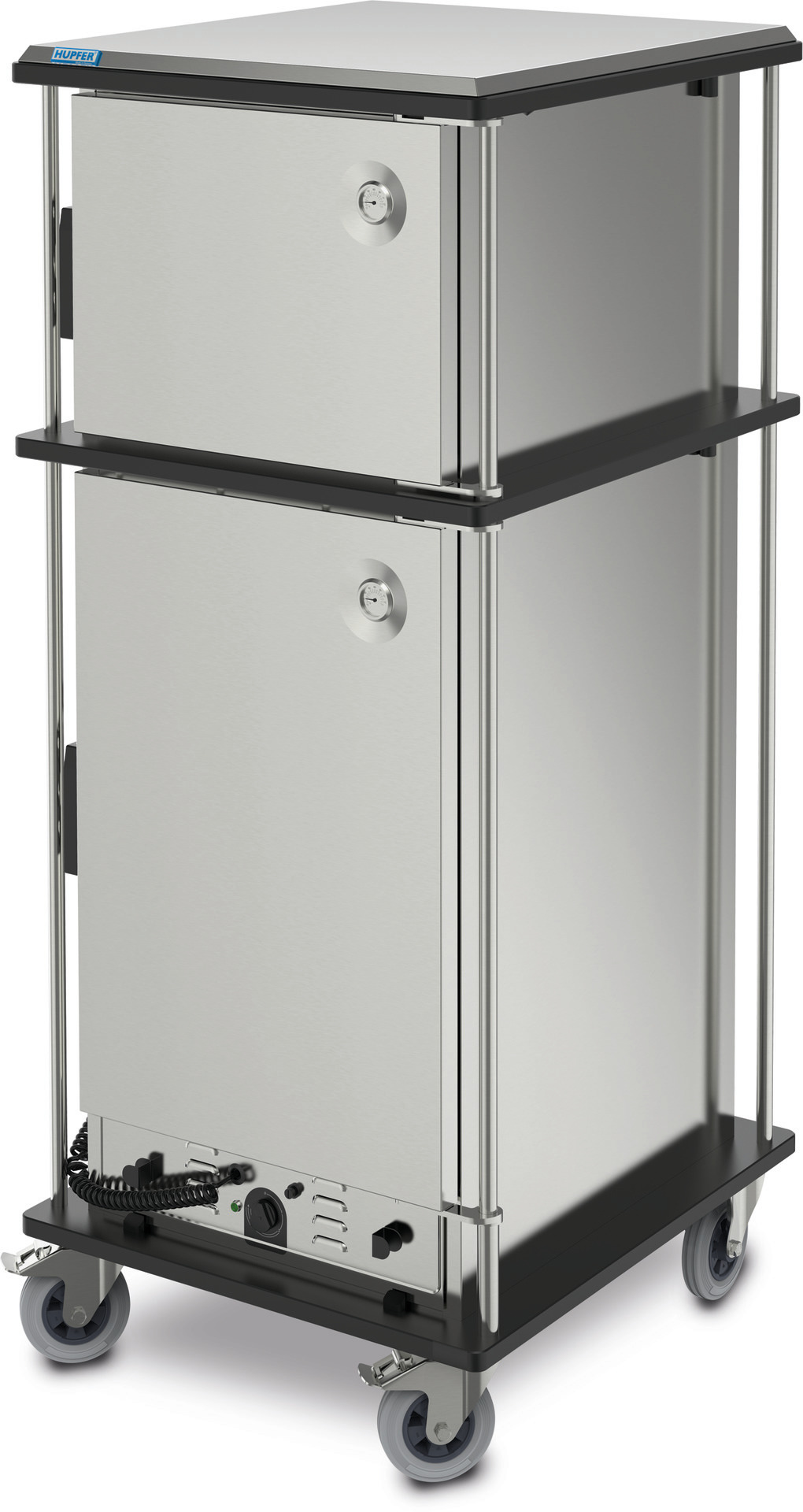 Köhler Bankettwagen Umluft beheizt für 28 x GN 1/1 + 10 x GN 1/1 passiv gekühlt