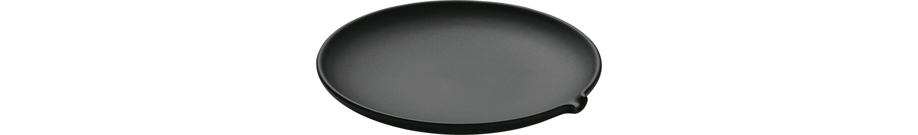 Coupteller flach rund 120 mm schwarz Origin
