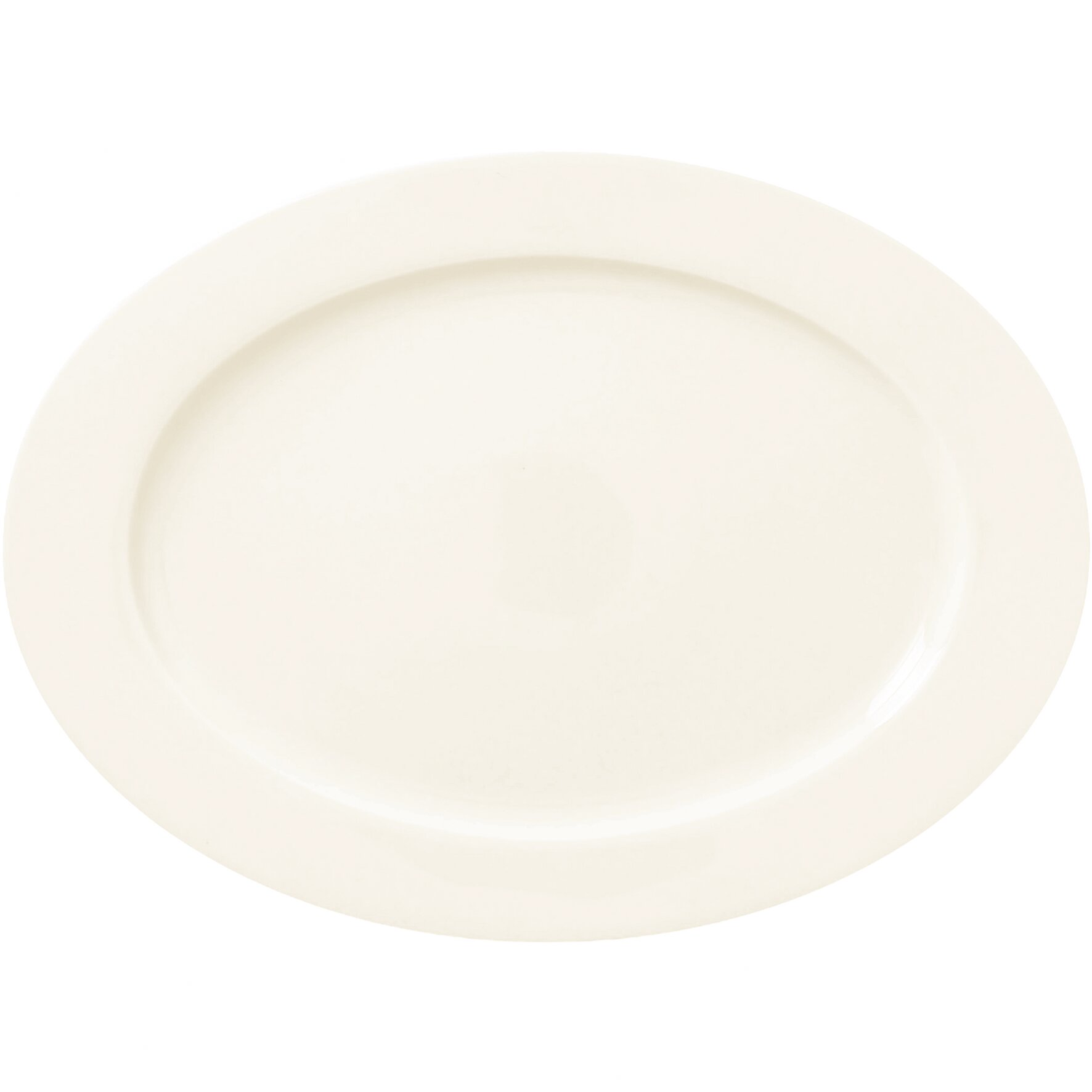 Teller oval tief 348 x 254 mm Ivoris weiß Core