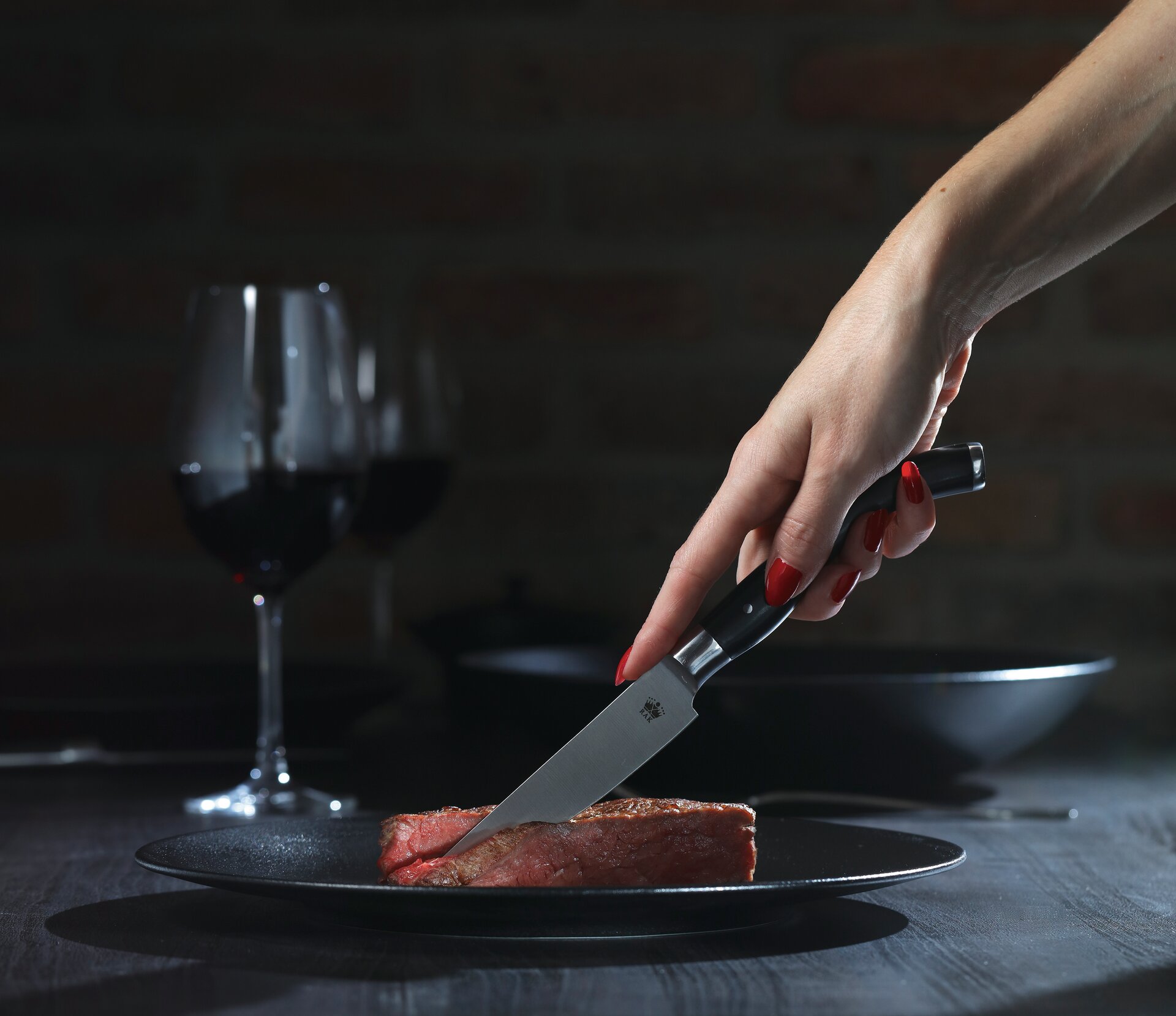 Steakmesser 248 mm mit POM-Griff Banquet