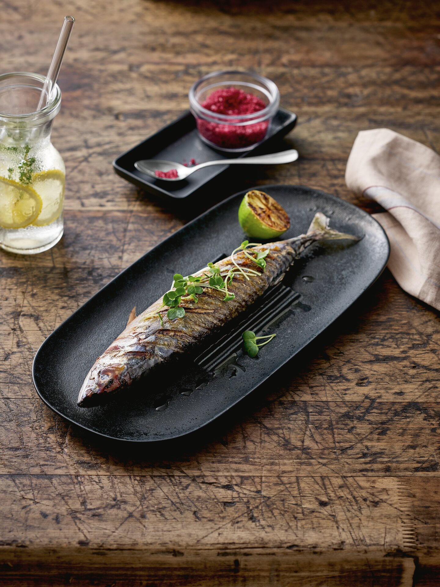 Platte oval ein Steg 290 x 150 mm Coast & Country