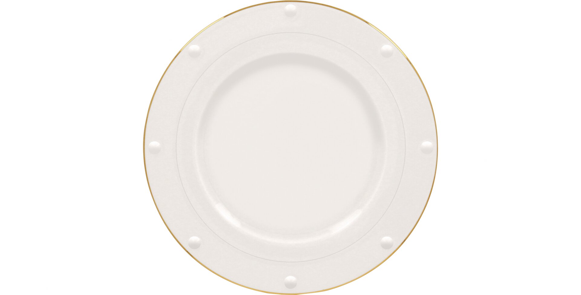 Teller rund Queen 220 mm crème Pure Ultra