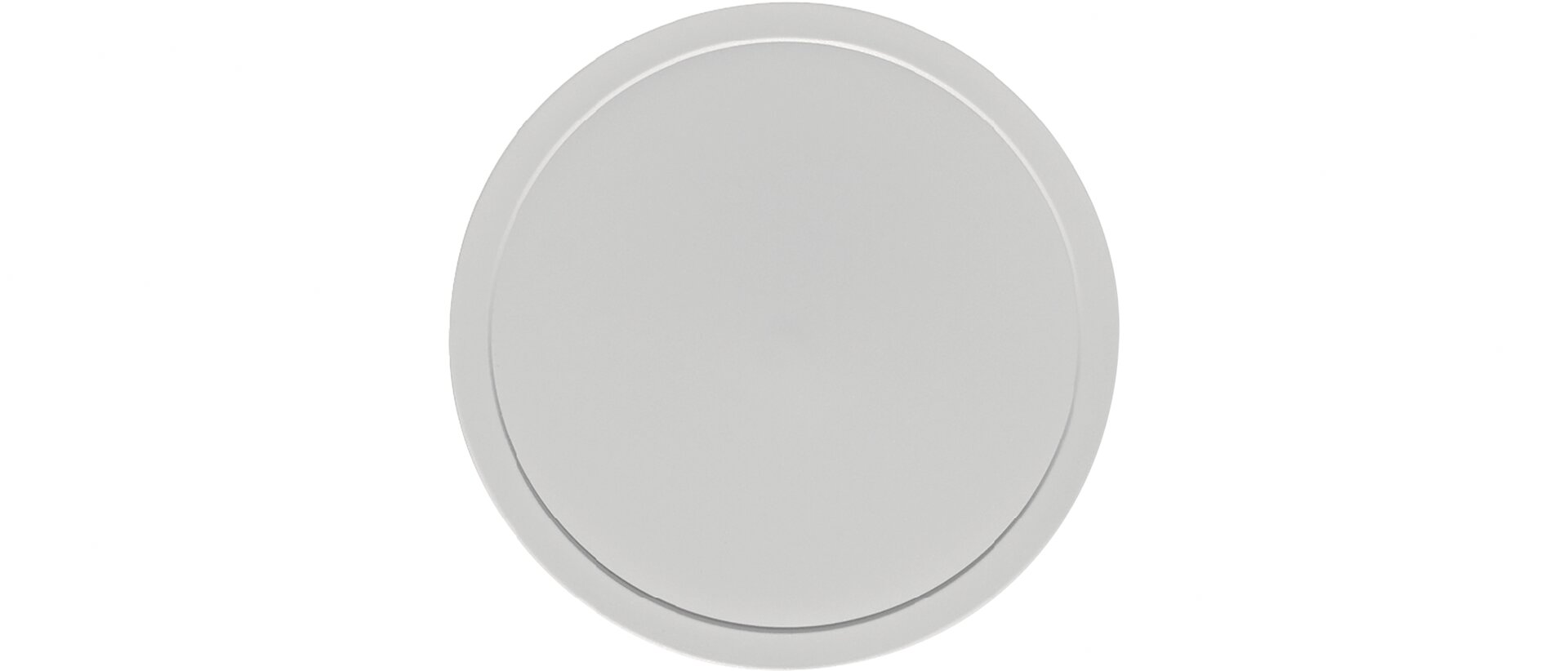 Deckel rund / flach 180 mm grau