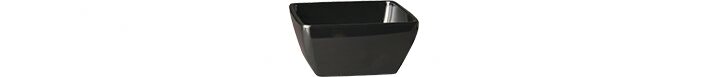 Schale 0,40 l / 125 x 125 x 65 mm schwarz