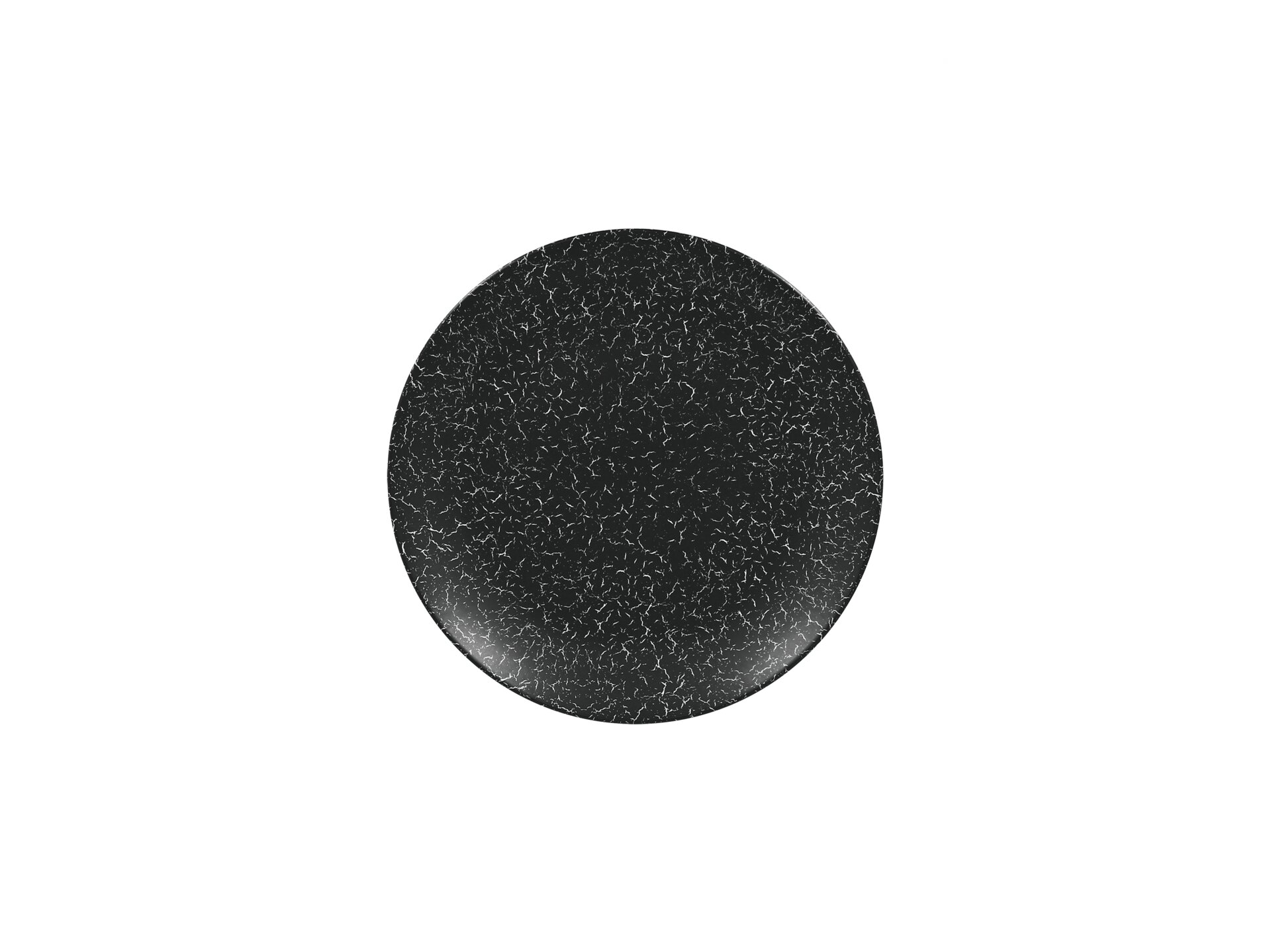 Coupteller flach 210 mm schwarz