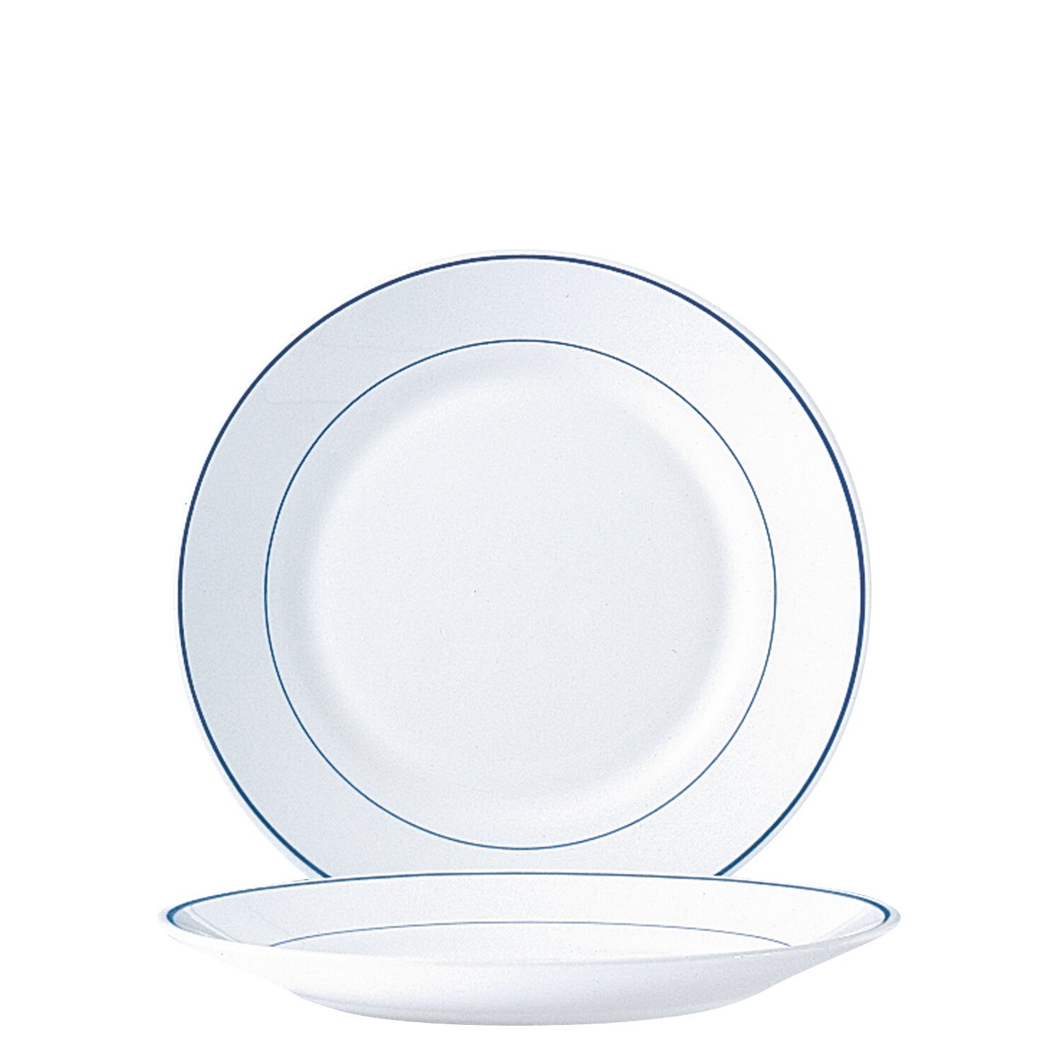 Teller flach 235 mm blue