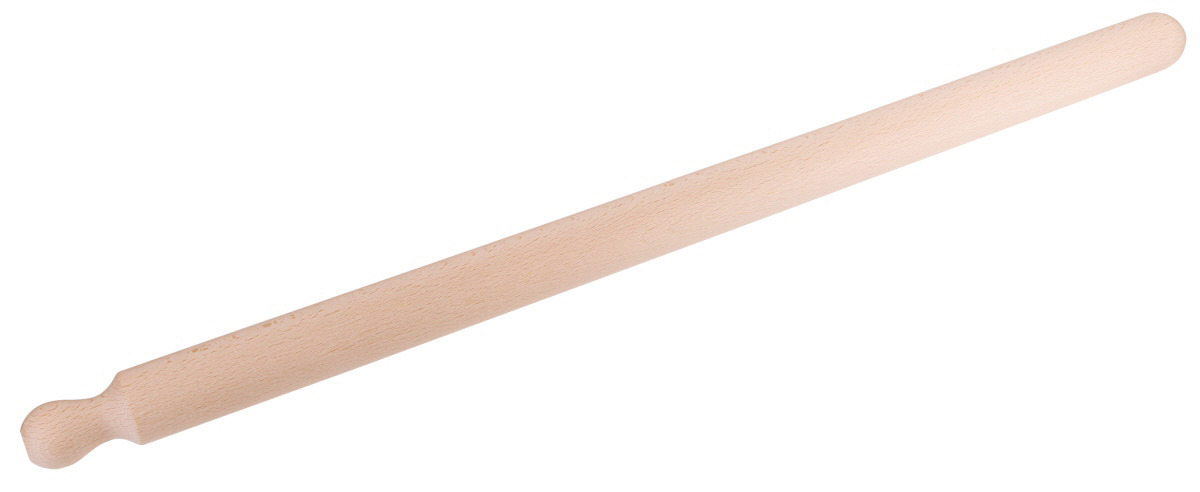 Teigrolle 780 mm mit einem Griff aus unbehandeltem naturbelassenem Buchenholz