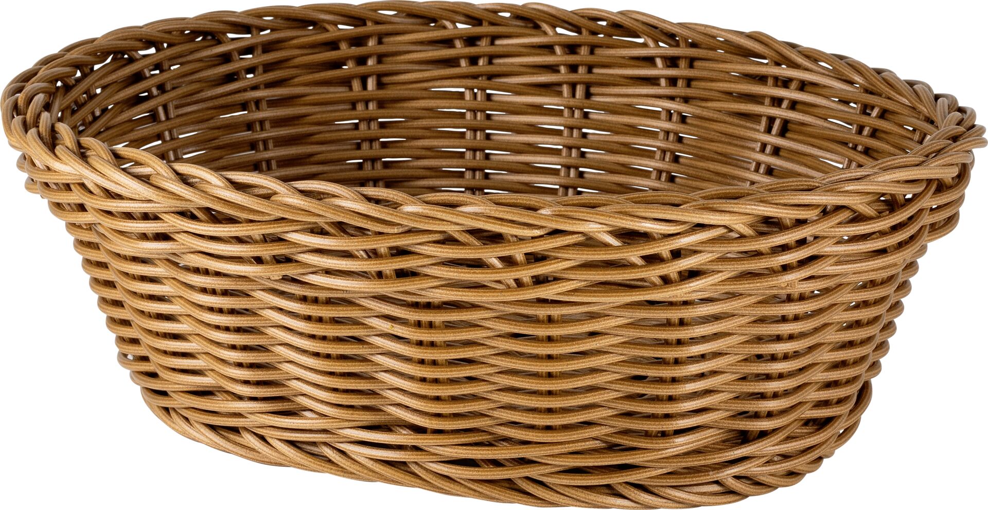 Korb oval 23x17x8cm braun