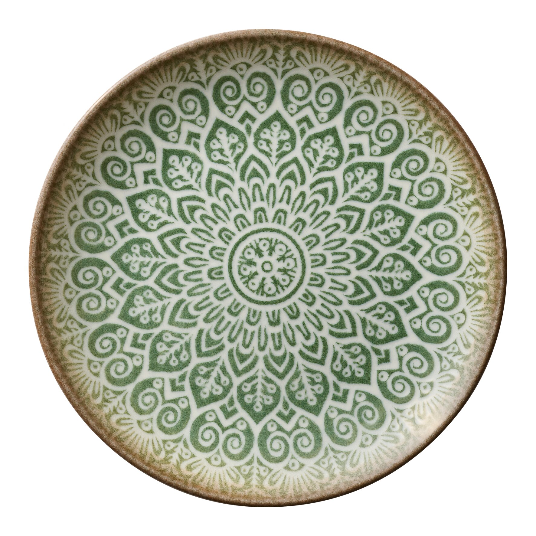 Coupteller flach rund 250 mm jade Soulmate