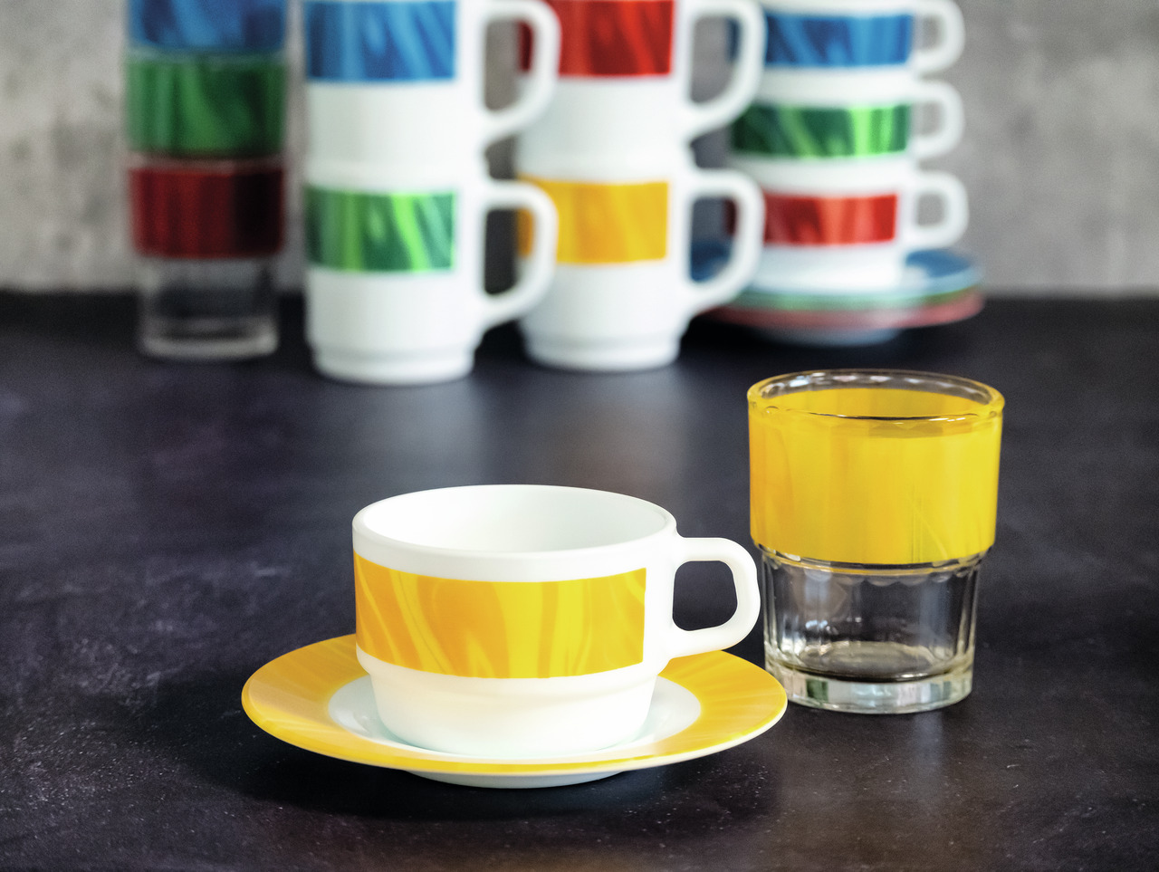 Untertasse 145 mm gelb passend zu 405832MTZ021170 Natura Yellow