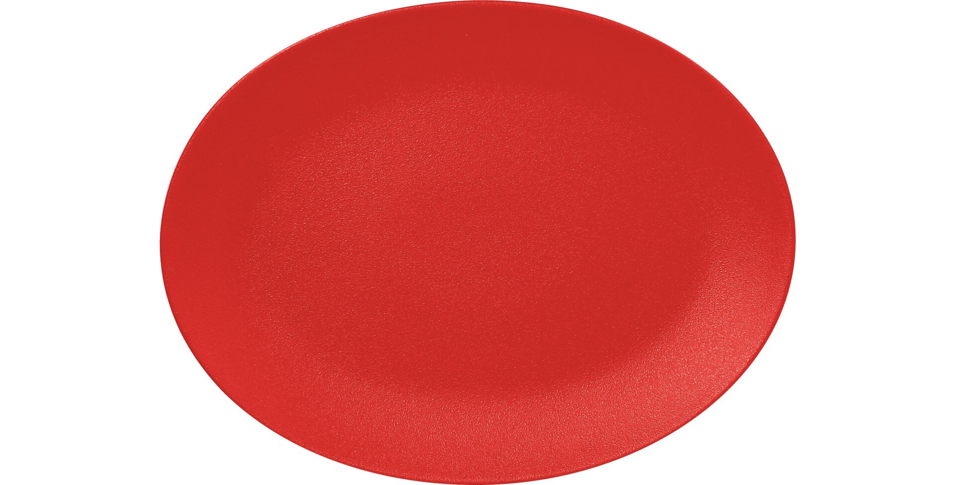 Platte oval 360 x 270 mm ember Neofusion