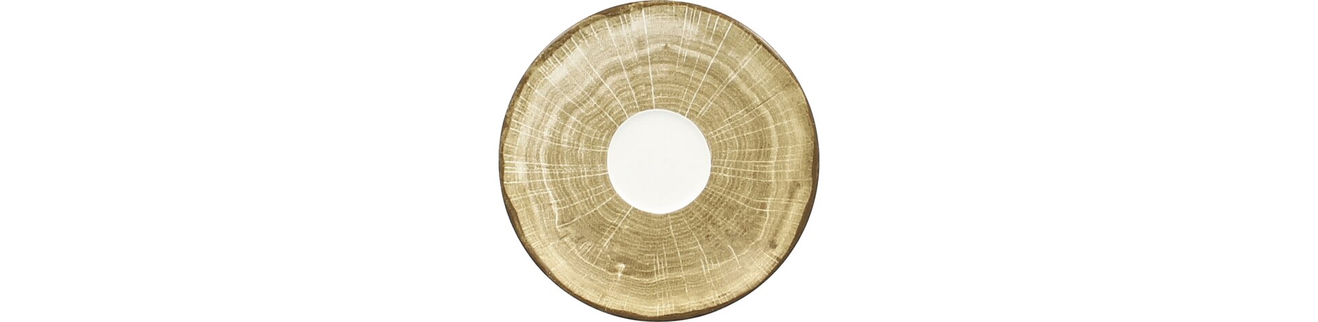 Espresso-Untertasse 130 mm moss-green für Espressotasse CLCU09 Woodart