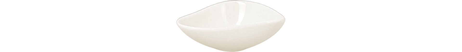 Schale shaped 105 x 75 mm / 0,08 l plain-white