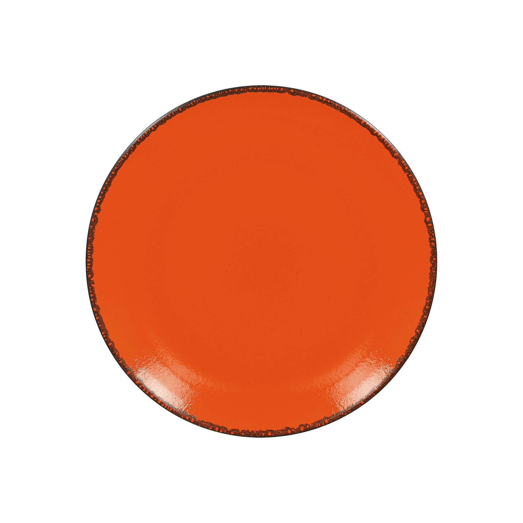 Coupteller flach 240 mm orange