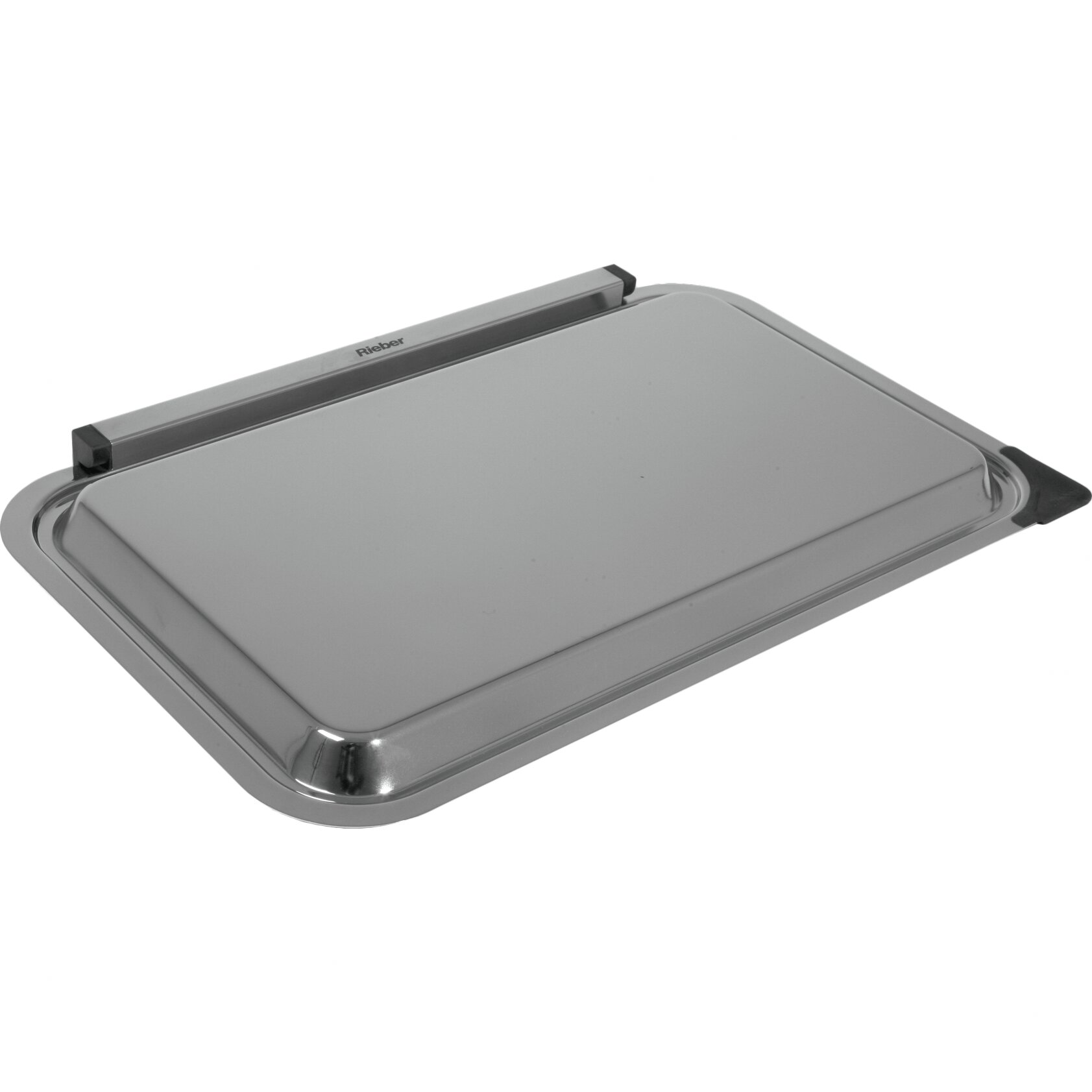 Buffetdeckel GN 1/3 mit festverbundenem  Scharnier / Edelstahl