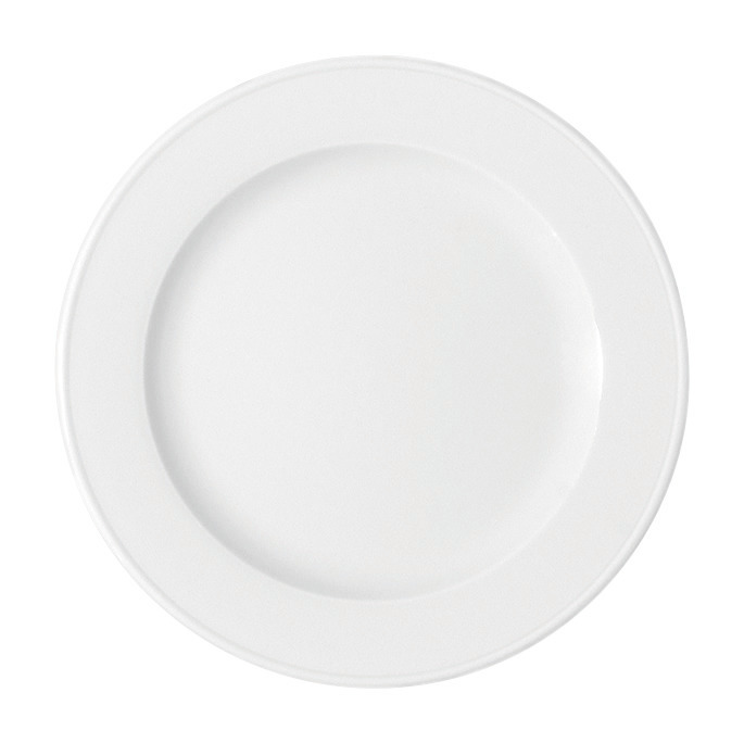 Teller flach mit Fahne 302 mm