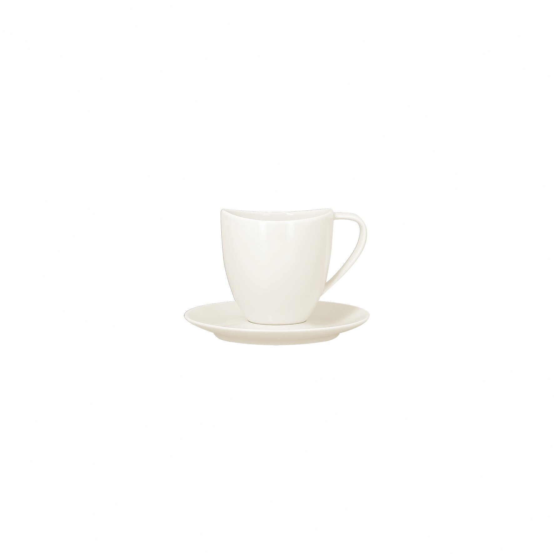 Untertasse swirls 150 mm plain-white für Tassen SWCU30 + SWCU23