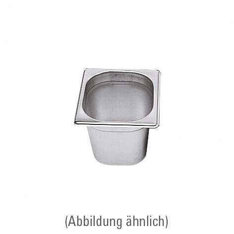 GN-Behälter GN 1/6 176 x 162 x 100 mm Edelstahl