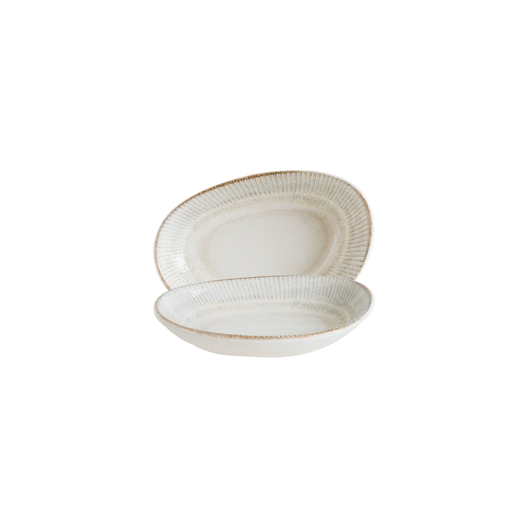 Platte tief Vago 150 x 102 mm / 0,13 l creme Galata