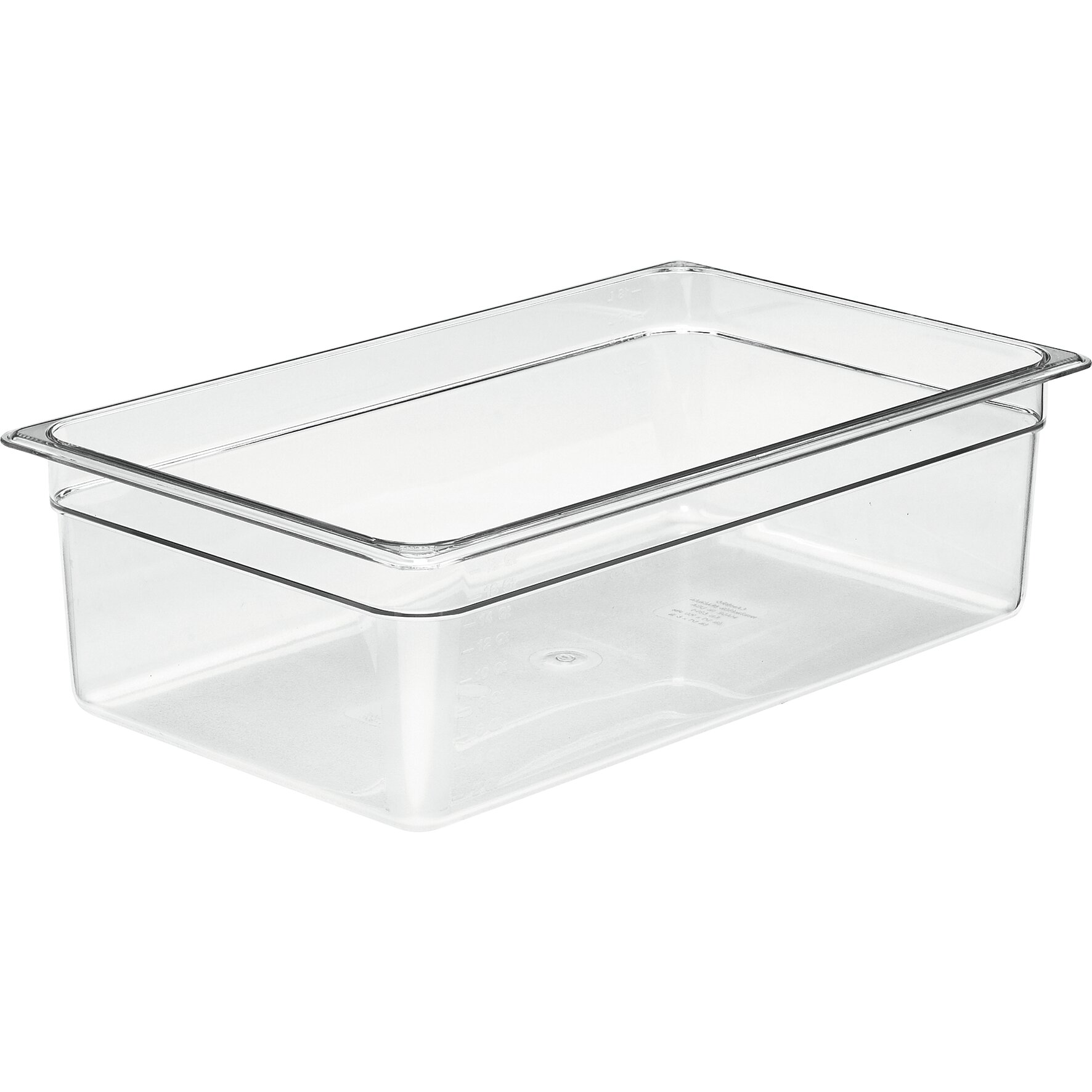 GN-Behälter GN 1/1 530 x 325 x 150 mm Copolymer BPA-frei transparent black