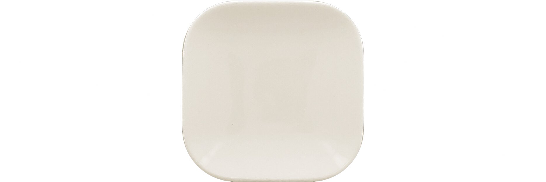 Teller quadratisch 110 x 110 mm plain-white