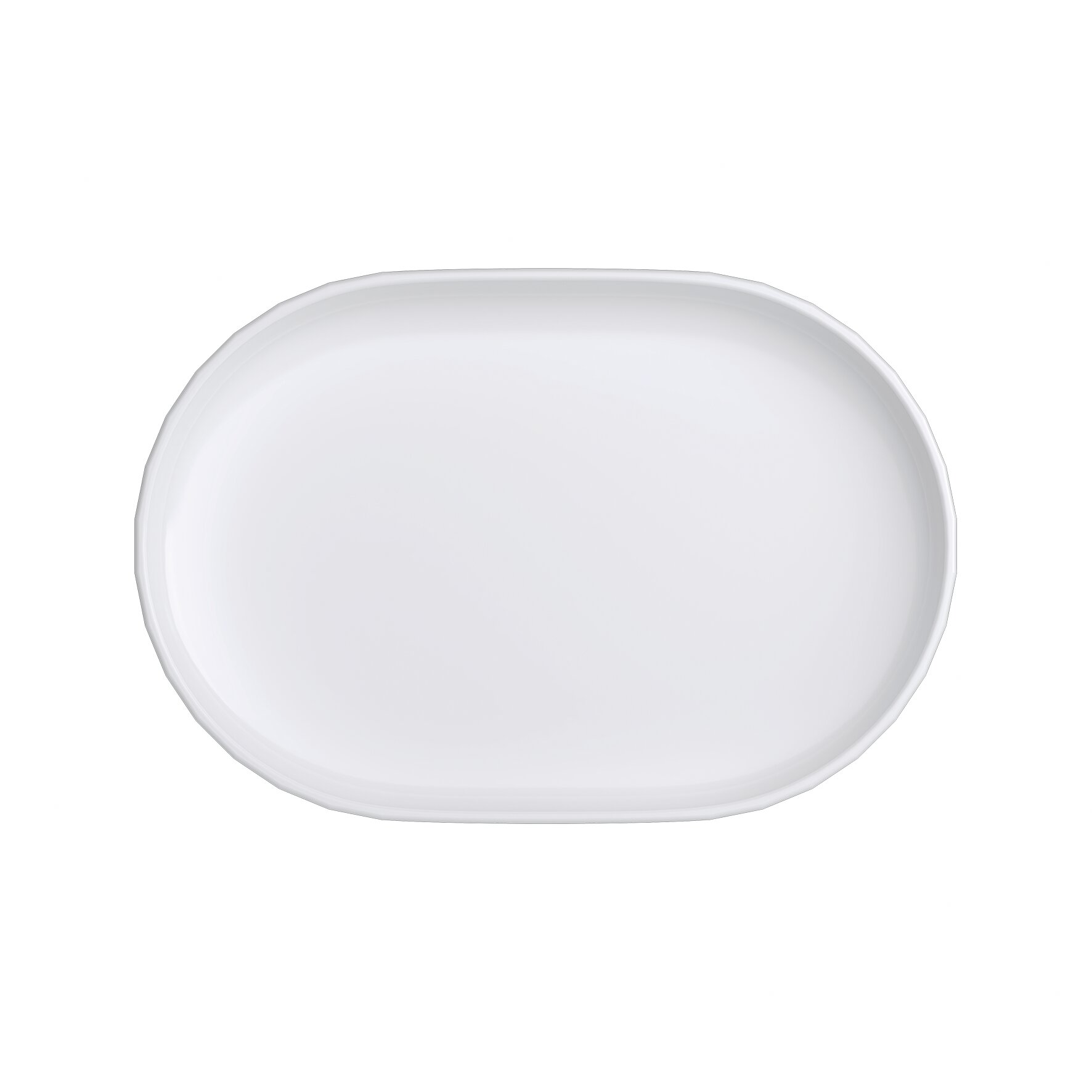 Platte oval 241 x 158 mm Edge