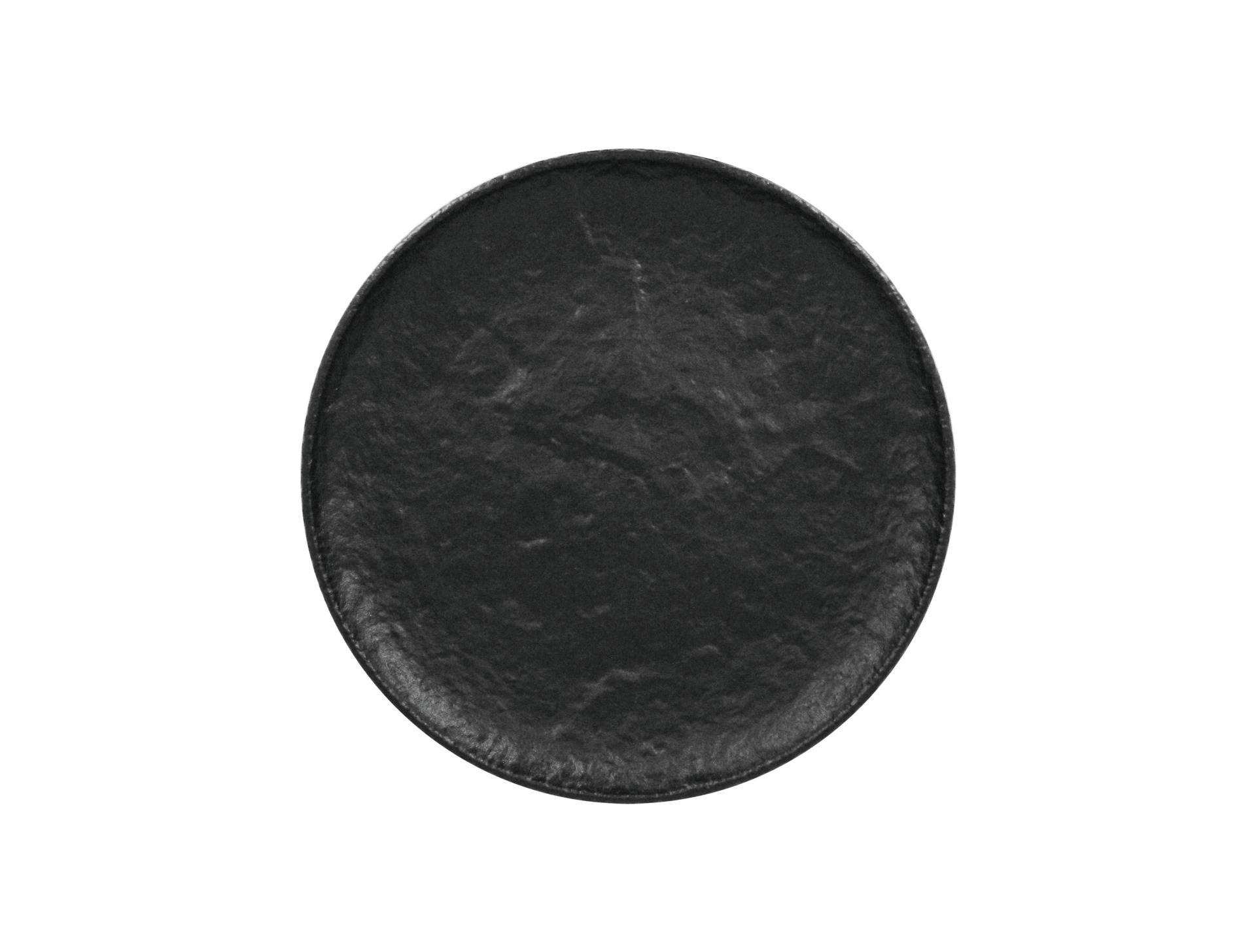 Coupteller flach rund 280 mm schwarz