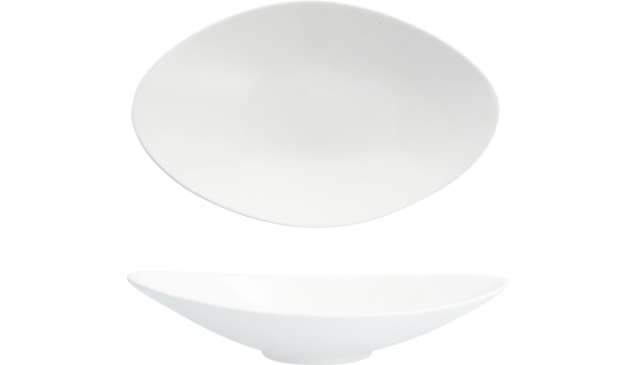 Bowl oval 240 x 152 mm / 0,23 l weiß Specials
