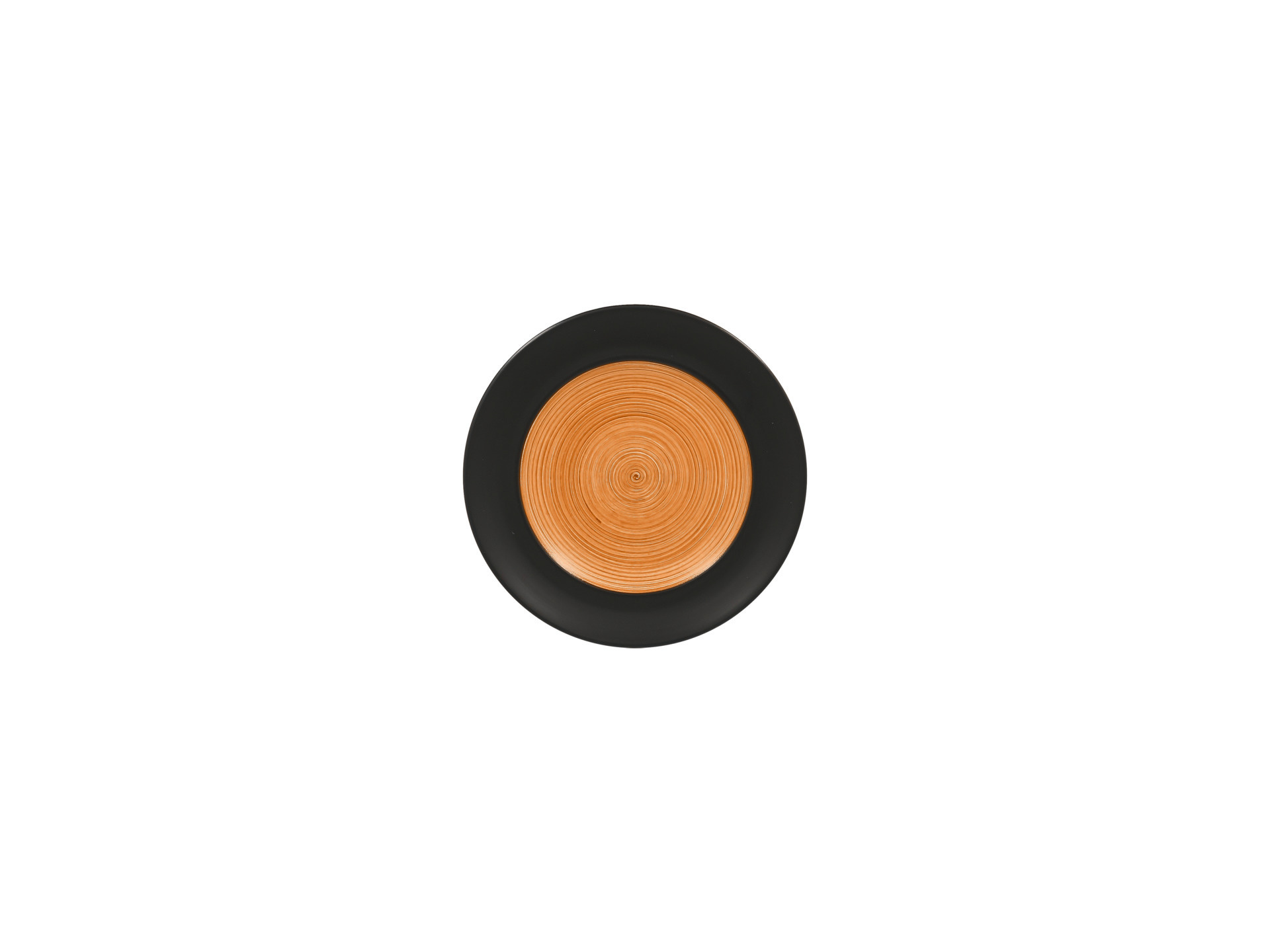Teller flach rund 150 mm chestnut-brown