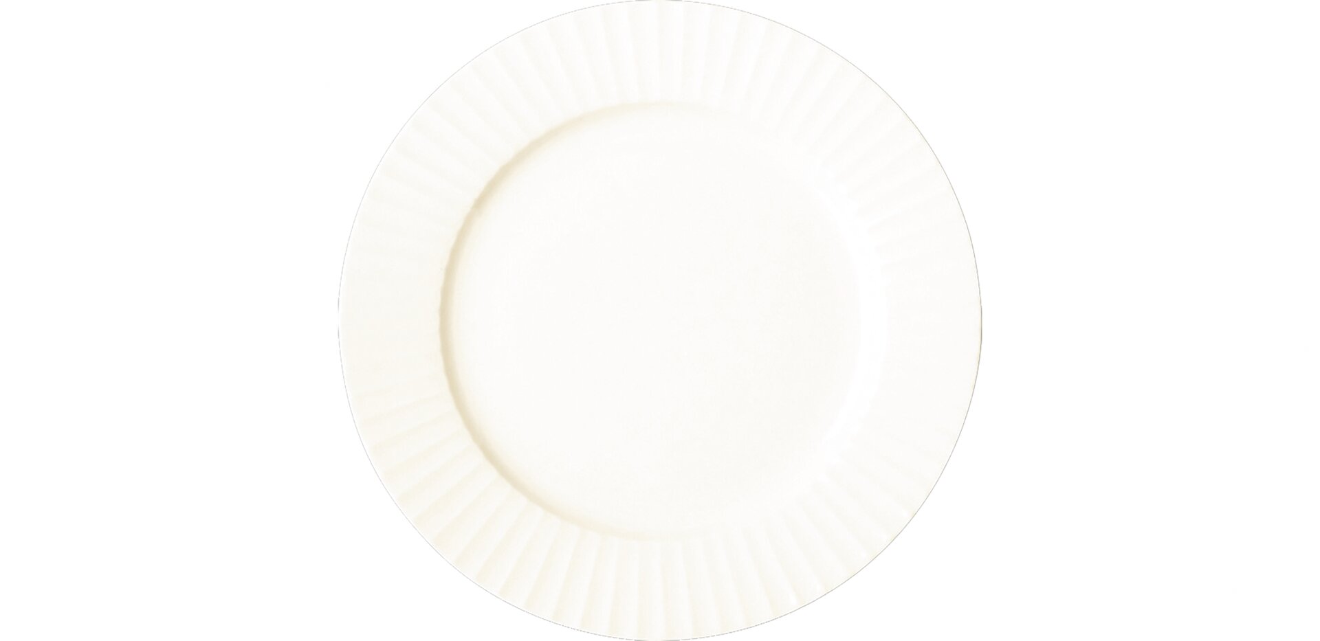 Teller flach 210 mm crème