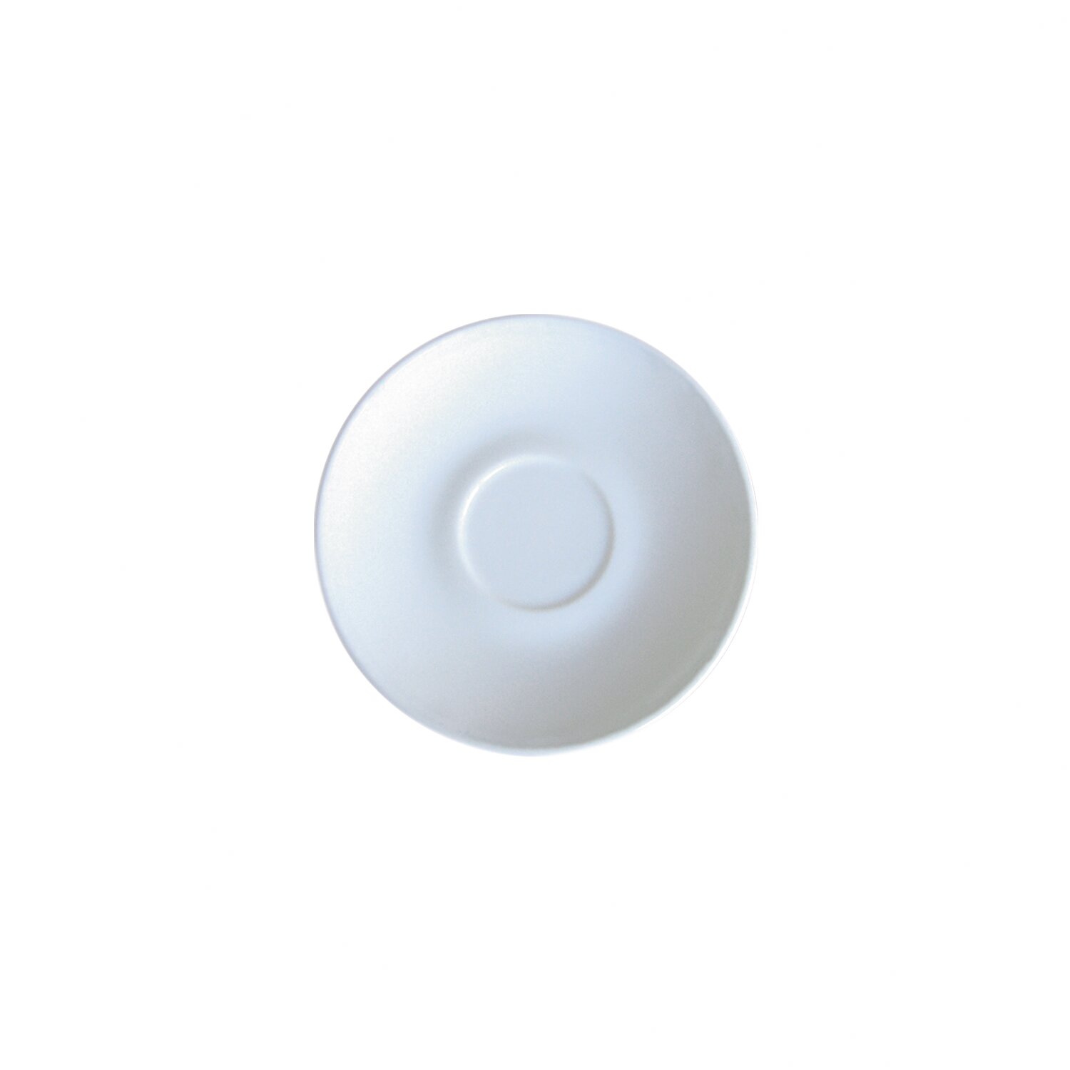 Untertasse 142 mm uni weiß passend zur Tasse 0,19 l und 0,22 l