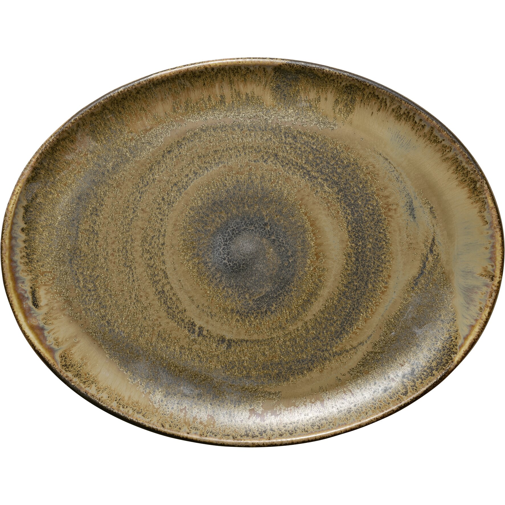 Coupplatte oval 361 x 281 mm Cumin Perfect Match