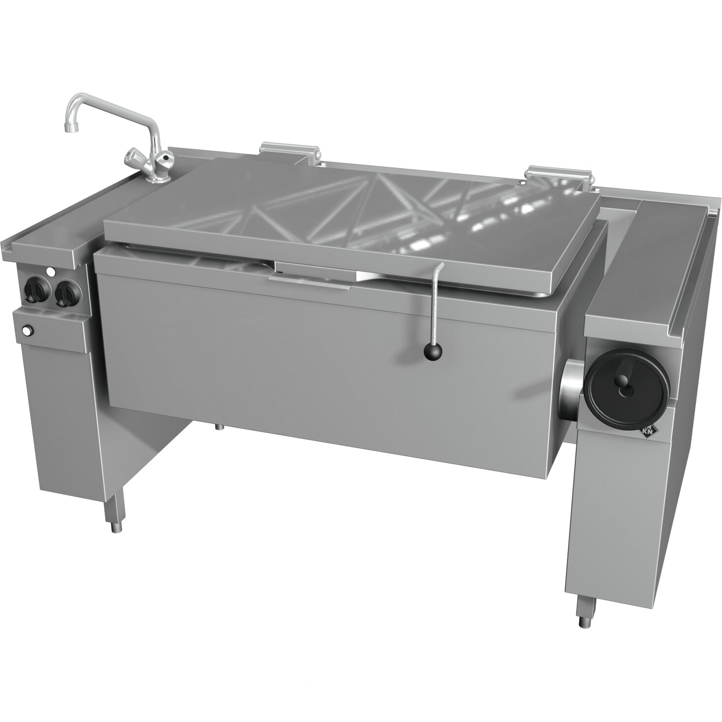 Gas-Kippbratpfanne 94,00 l GN 3/1 Handkippung / Optima 850