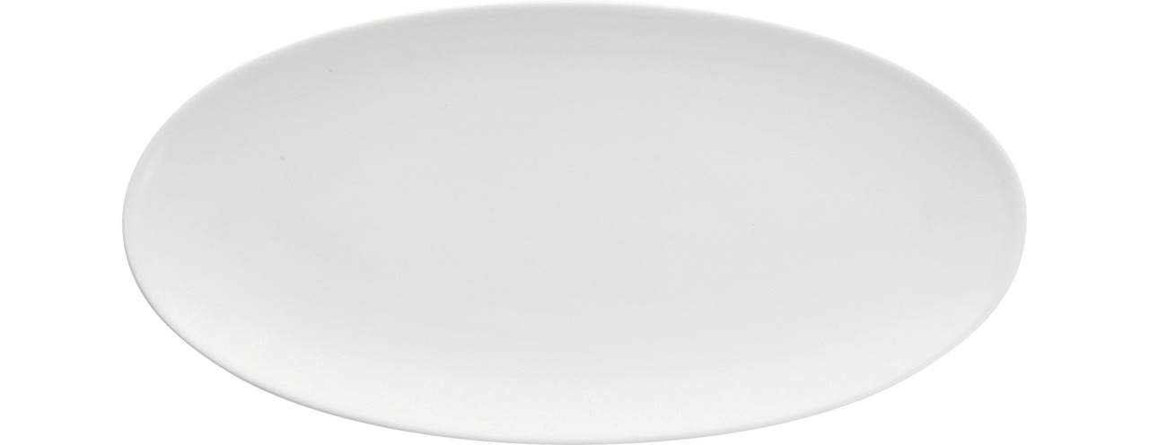 Coupeplatte oval schmal 315 x 150 mm weiß Specials
